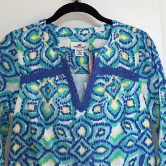 Vineyard Vines 2 Ikat Medallion dress - Picture 4 of 8